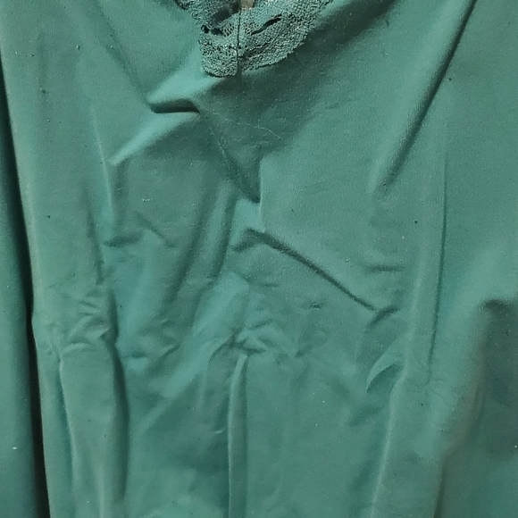 12$30 💚💙smart set base layer lace trim tank/camisole/cami - sz XL - light teal - Picture 4 of 7